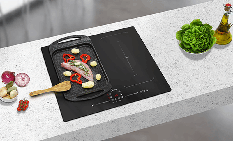 Cooktop De Indu O Bocas Dual Freezone Midea