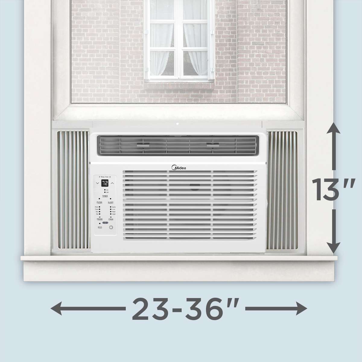 Btu Easycool Window Air Conditioner Cools Circulates And