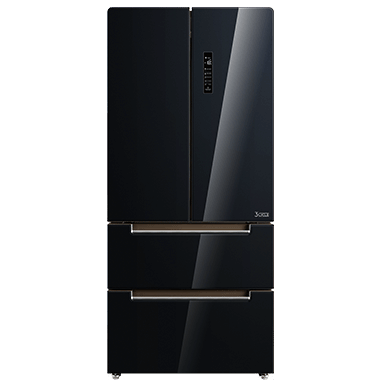 500L, French Door Refrigerator, Alloy Cooling Back, Dual Cooling, 3 Cycle
