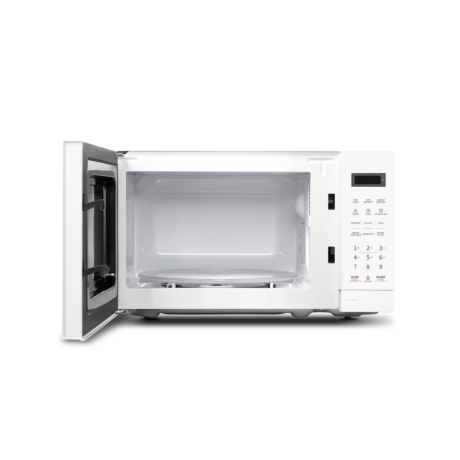 Midea Compact White Microwave - 0.7-cu ft - 700 W