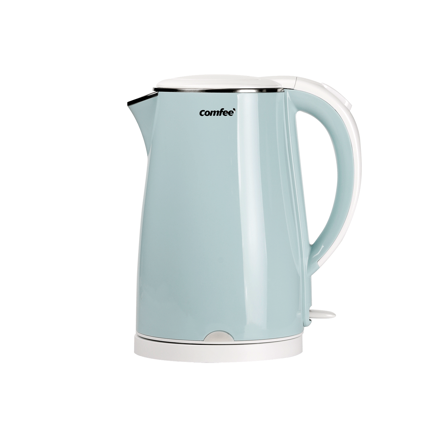 Comfee Stainless Steel Electric Cool Touch Kettle Mint Green Won't Burn You  NEW