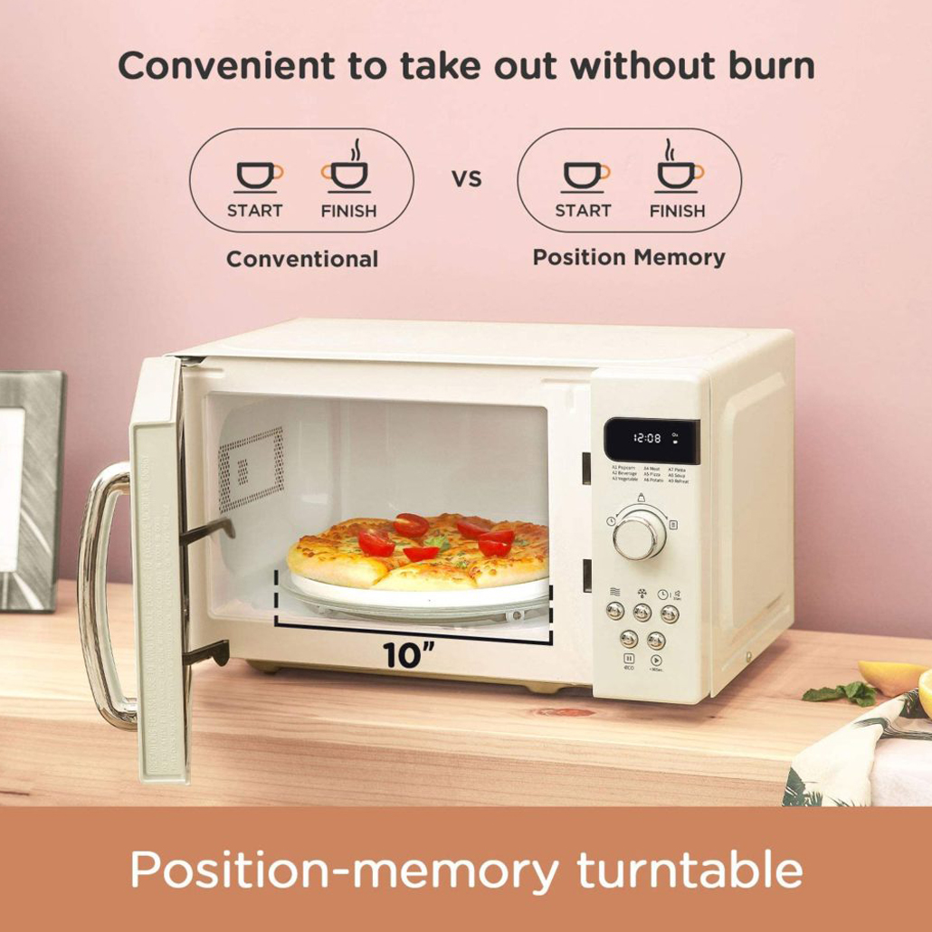 Red Kitchen Countertop Comfee Retro Microwave Oven – Comfee