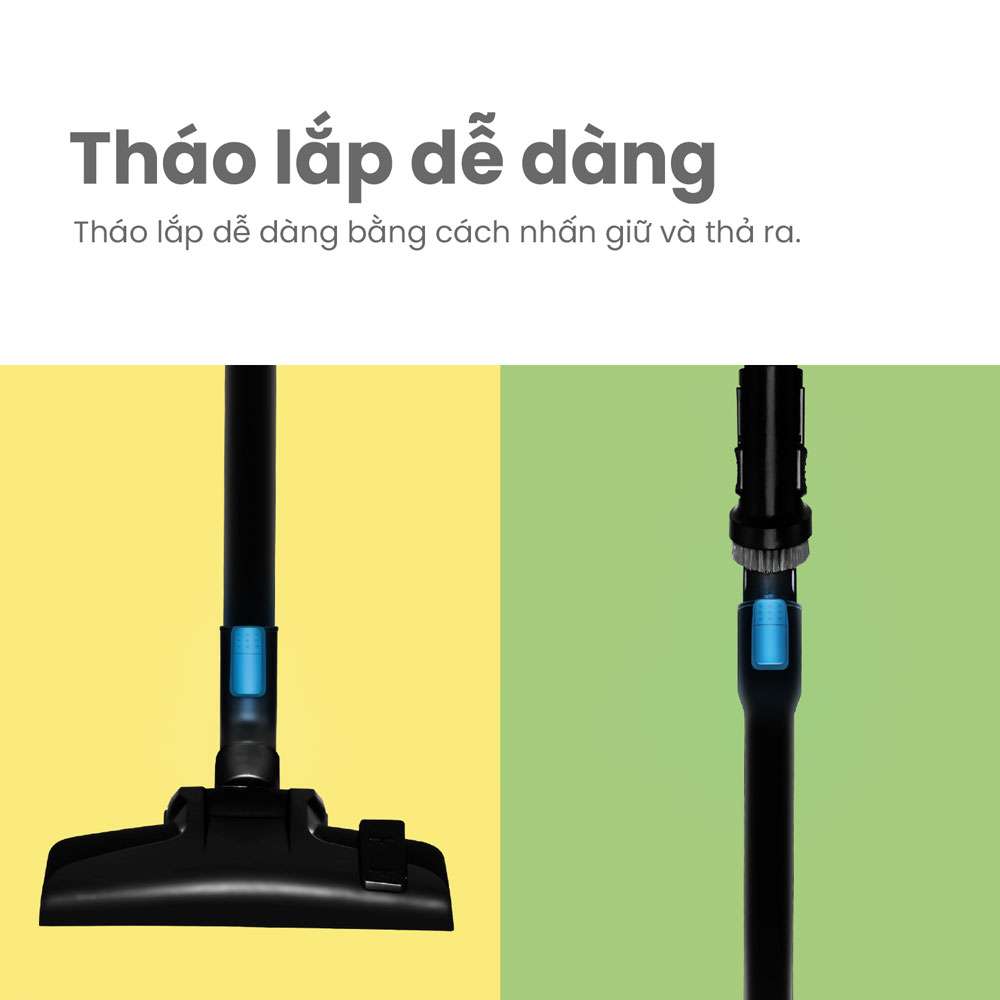 Thao tác nhẹ nhàng, dễ dàng dọn dẹp