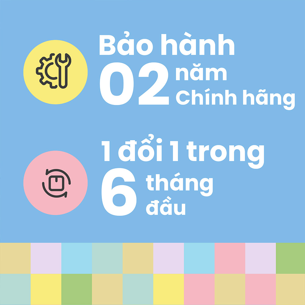 Bảo hành 02 năm chính hãng