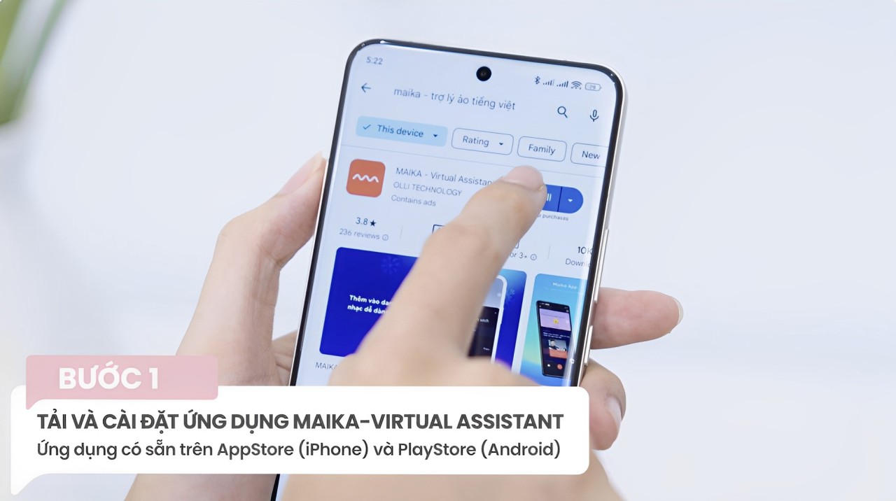 Cài đặt ứng dụng maika-virtual-assistant