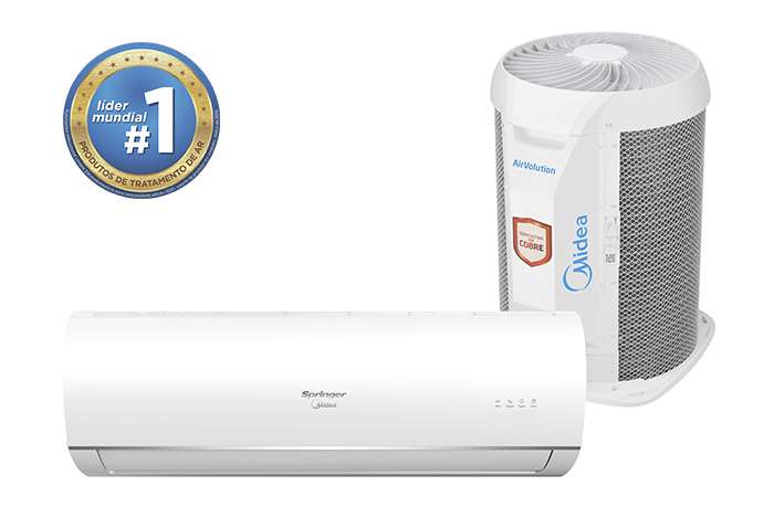 Ar Condicionado Split Hi Wall Springer Midea Air Volution 18.000 Btus  Quente e Frio 220V - ClimaRio - Clima Rio