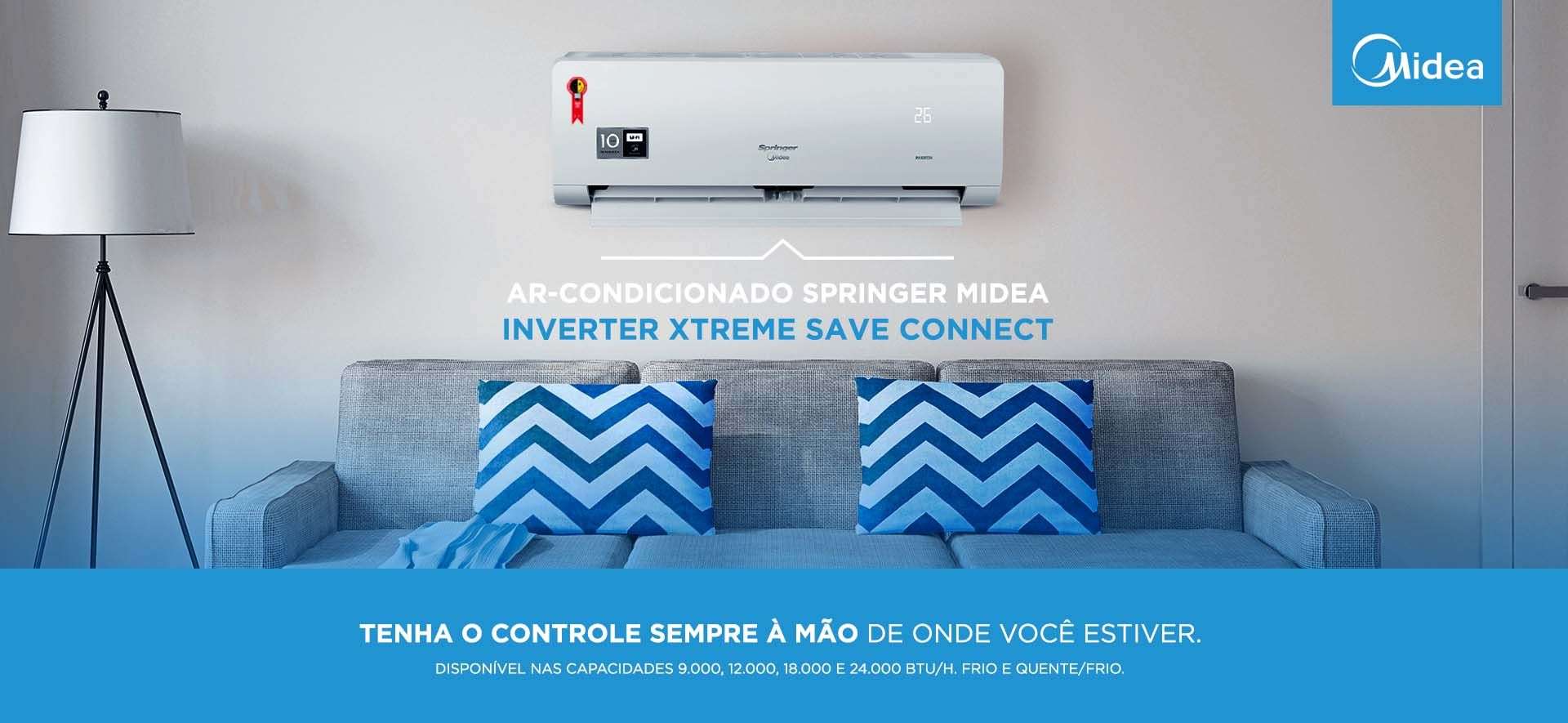 Ar-Condicionado Split Springer Midea Xtreme Save Connect 12.000 BTU/h  Quente/Frio