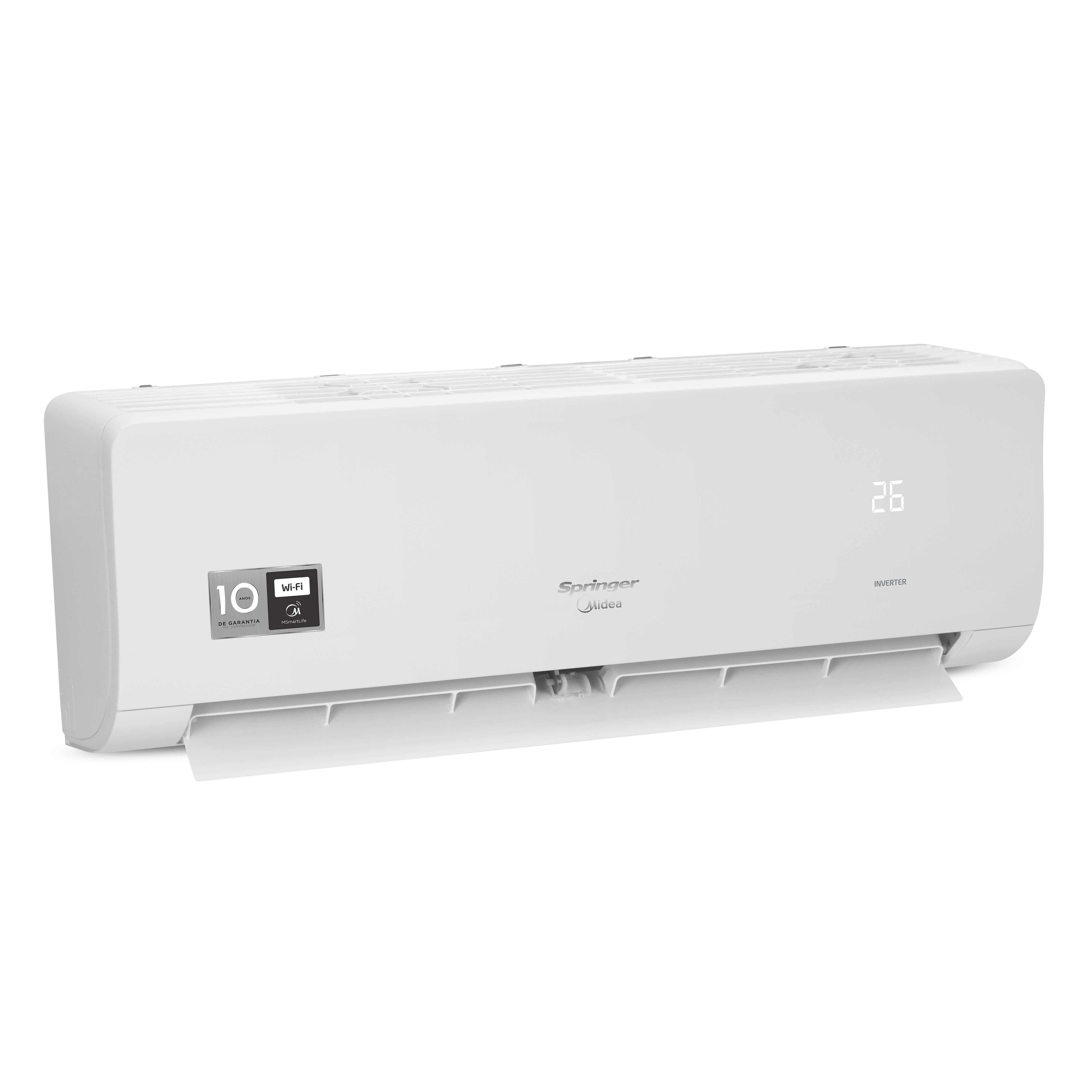 split 12000 hw inv frio springer midea connect evap