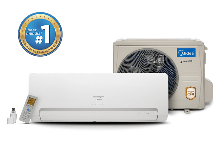 Ar Condicionado Split Springer Midea 12.000 BTU/h Quente/Frio 220V