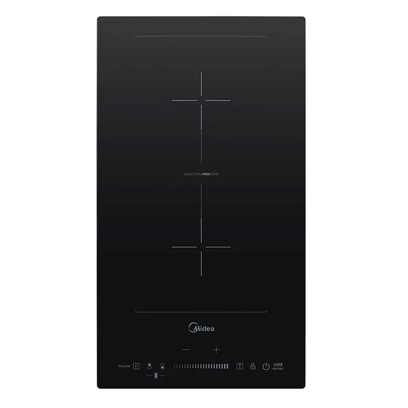 Cooktop 2 Bocas de Indução Midea Built In Freezone