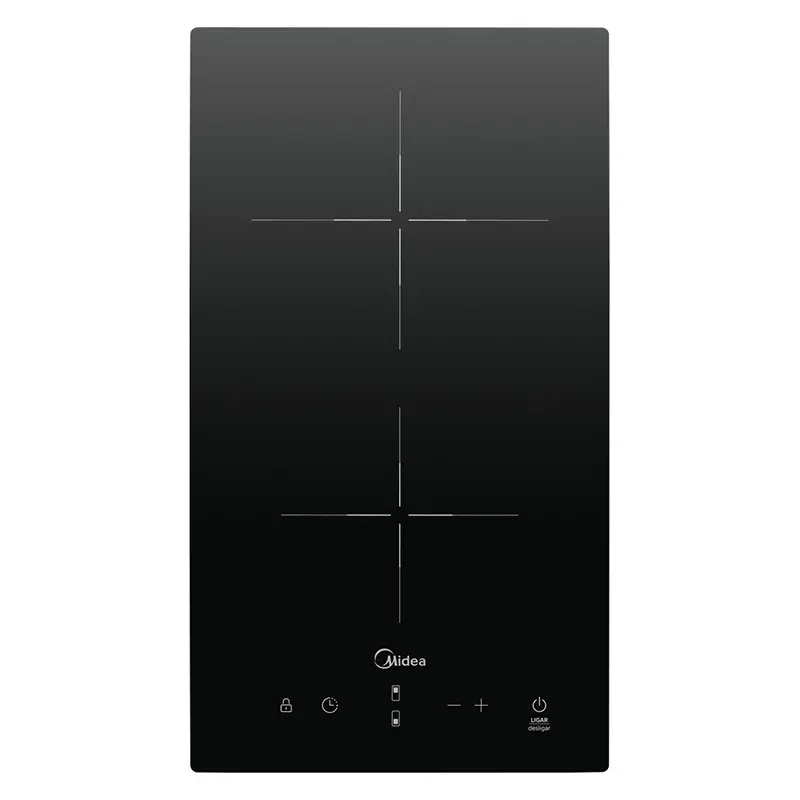 Cooktop 2 Bocas Elétrico Midea Vitrocerâmico Built In