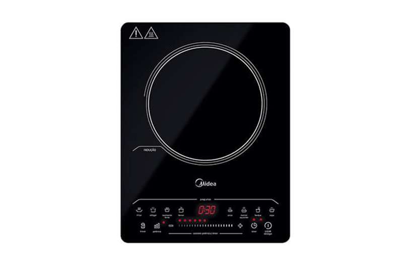 Cooktop de Indução Midea 1 Boca Portátil