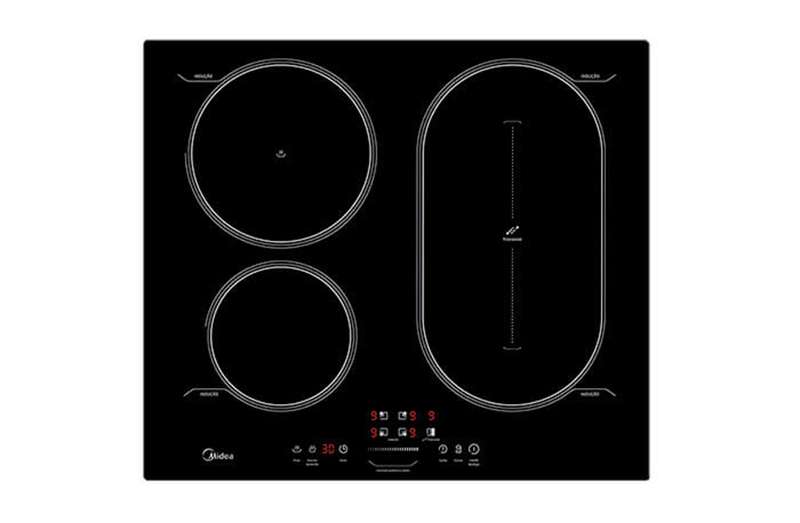 Cooktop de Indução Midea FreeZone 4 Bocas