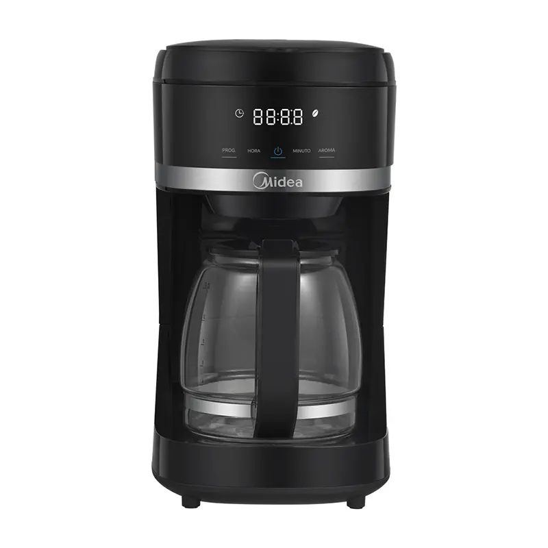 Cafeteira Elétrica Preta 1,5L Digital Midea