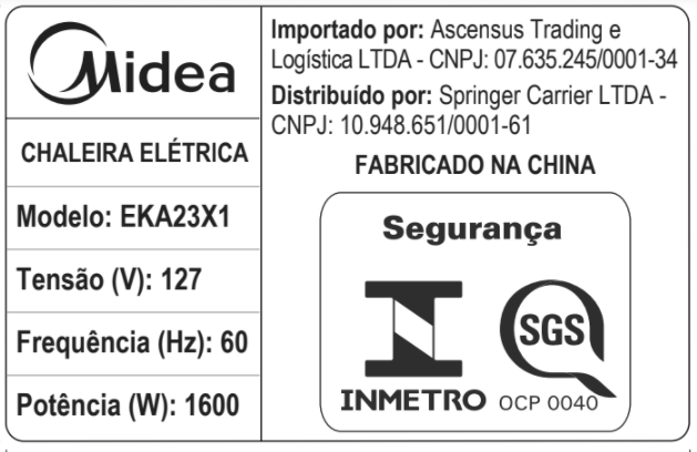 Chaleira elétrica Inox Digital Midea 1,7L