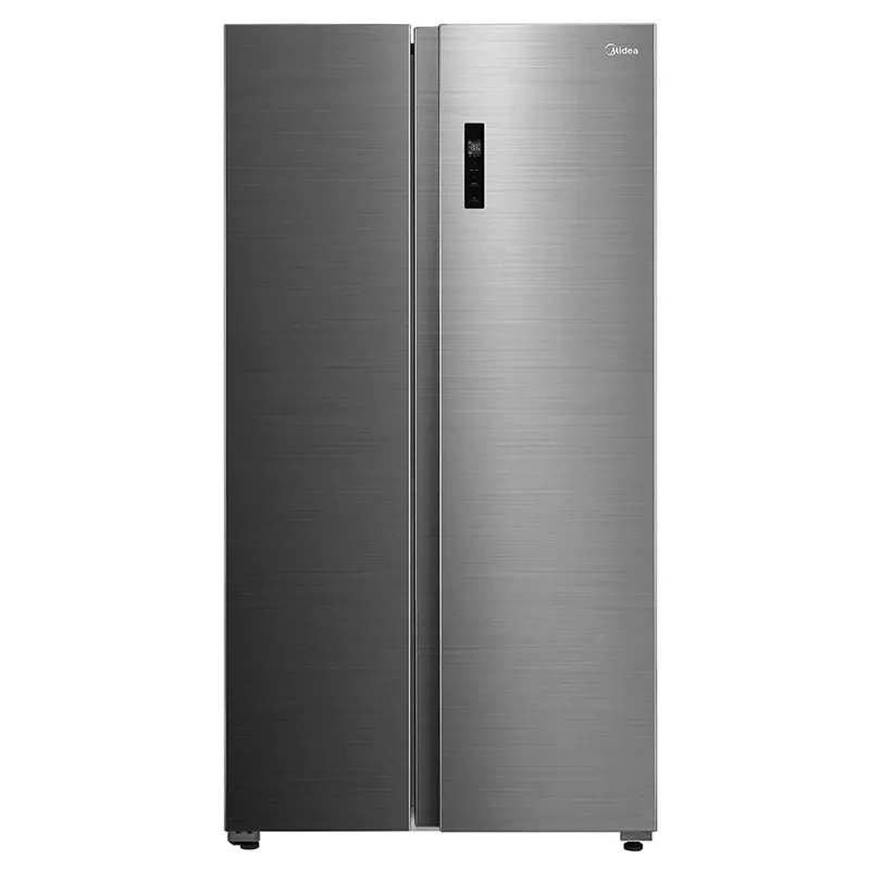 Geladeira Frost Free Side by Side 511L Inverter Cor Inox Midea