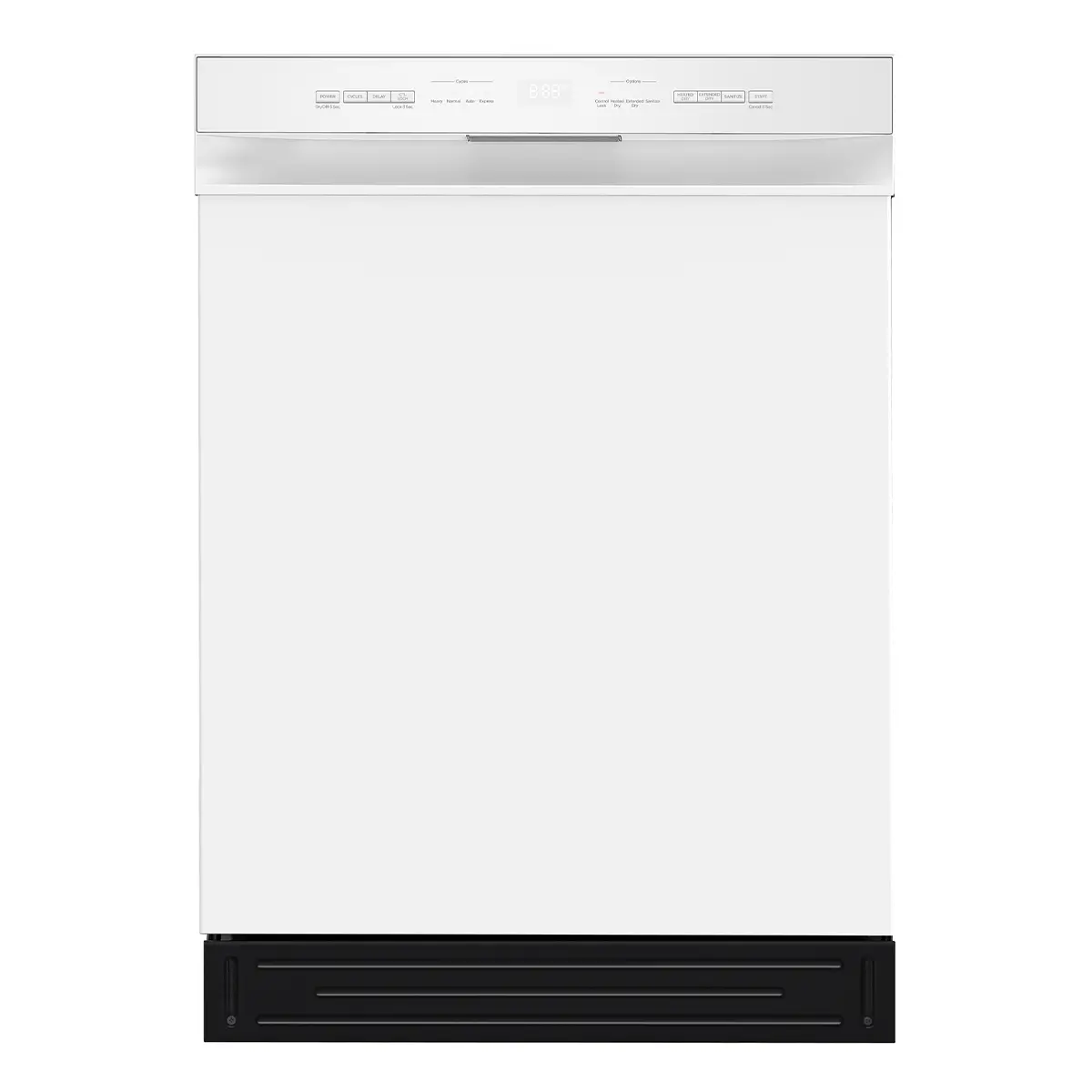 Lave-vaisselle à cuve hybride, 24 po, commande frontale et éclairage intérieur