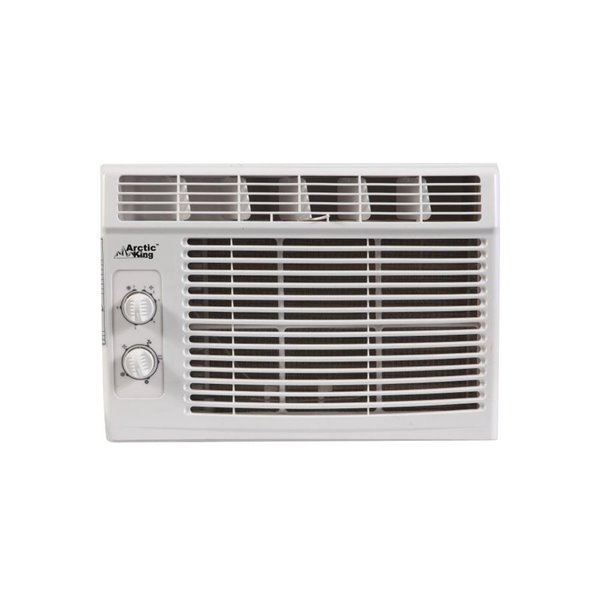 Window Air Conditioner - 5,000-BTU - 2 Speeds - White
