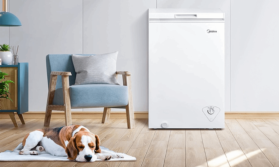 Midea 3.5 cu. ft. Chest Freezer in White