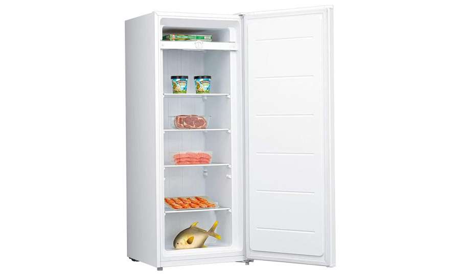 HOMGX Compact Upright Freezer, Mechanical Control Freezer w/7 Grade Adjustable Thermostat, EP23796 Upright Freezers