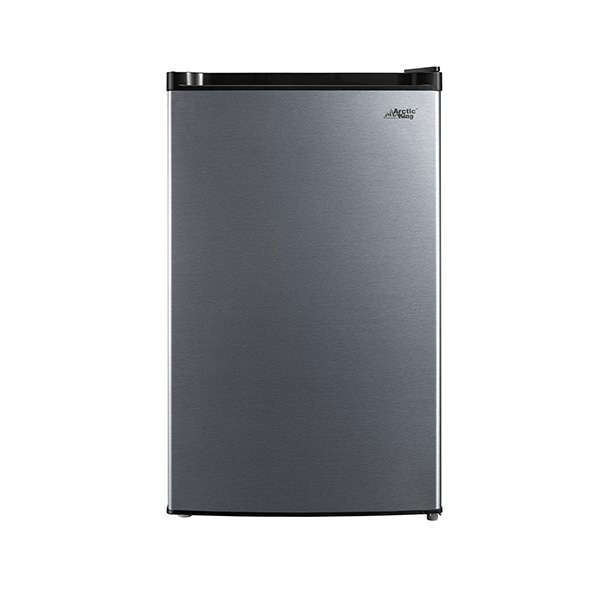 Réfrigérateur compact Arctic King, 4,4 pi³, porte simple, acier inoxydable, E-star