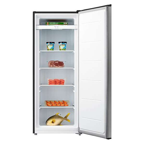Arctic King 7.0 Cu Ft Upright Freezer, ARU07M2AST（Stainless  Steel/White）Options