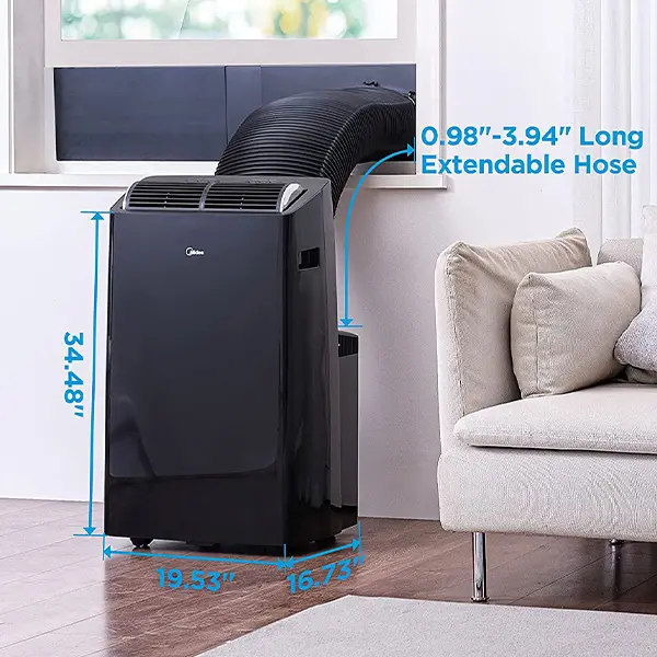 14,000 BTU / 12,000 BTU SACC DUO Smart Inverter Portable Air 