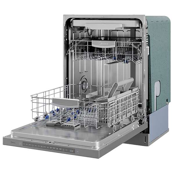 Lave-vaisselle portatif Midea de 18 po à commande supérieure et affichage à  DEL, 52 dB