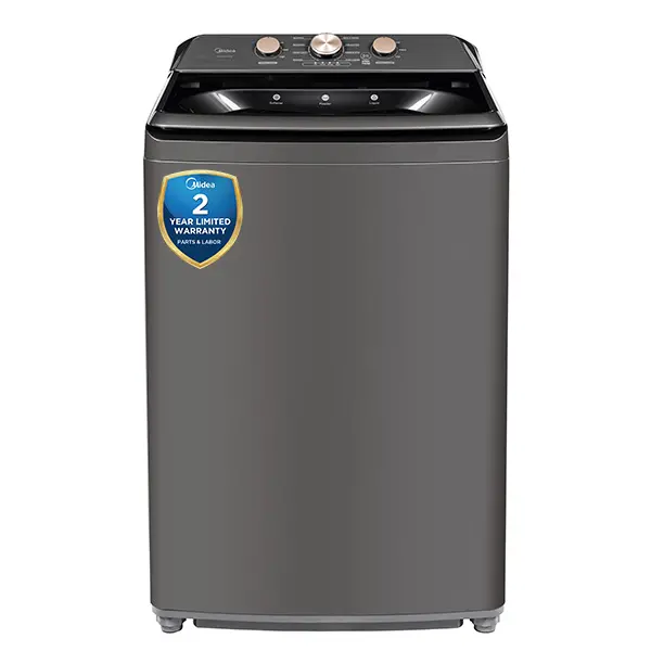 4.7 Cu. Ft. Metallic Grey Top Load Agitator Washer with Bronze Trim