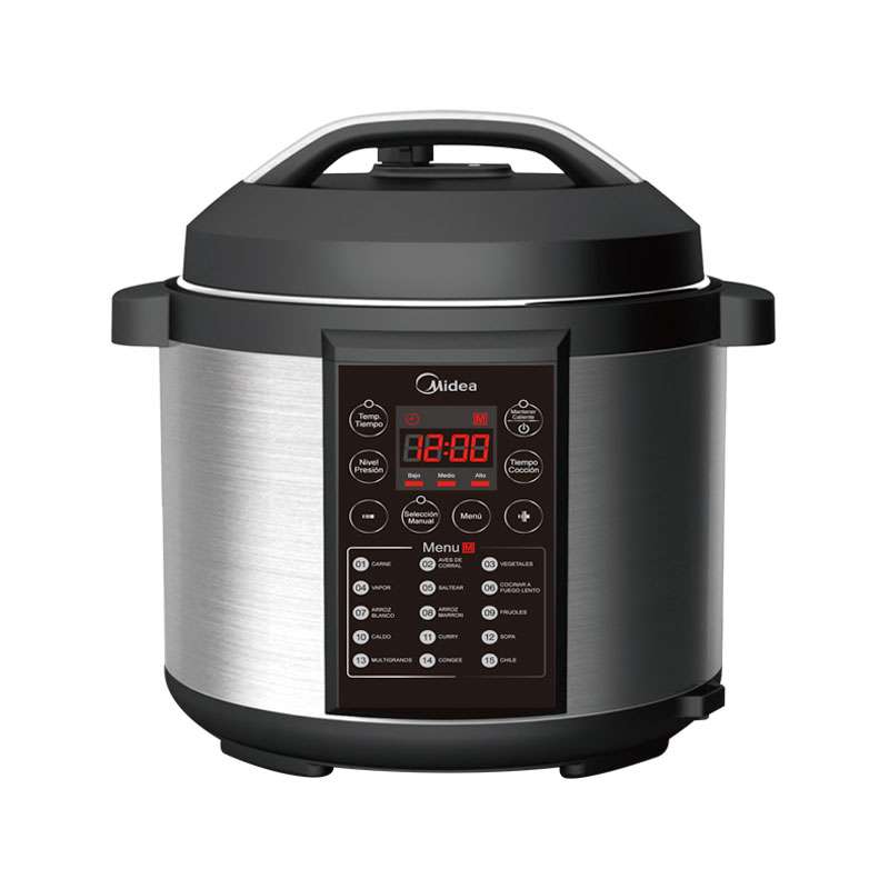 Olla de Presión Eléctrica 6L Silver Multi-Function Cooker