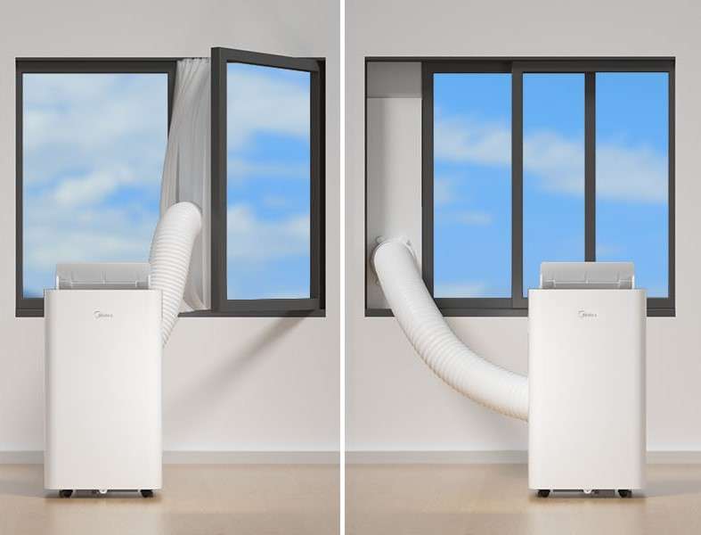 Mobile Klimageräte installieren - Fensterabdichtung und Co.