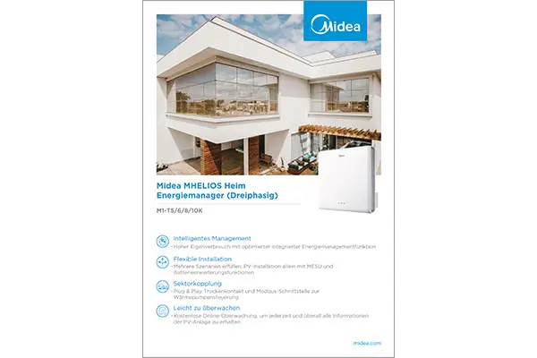 Faltblatt MHELIOS Home Inverter