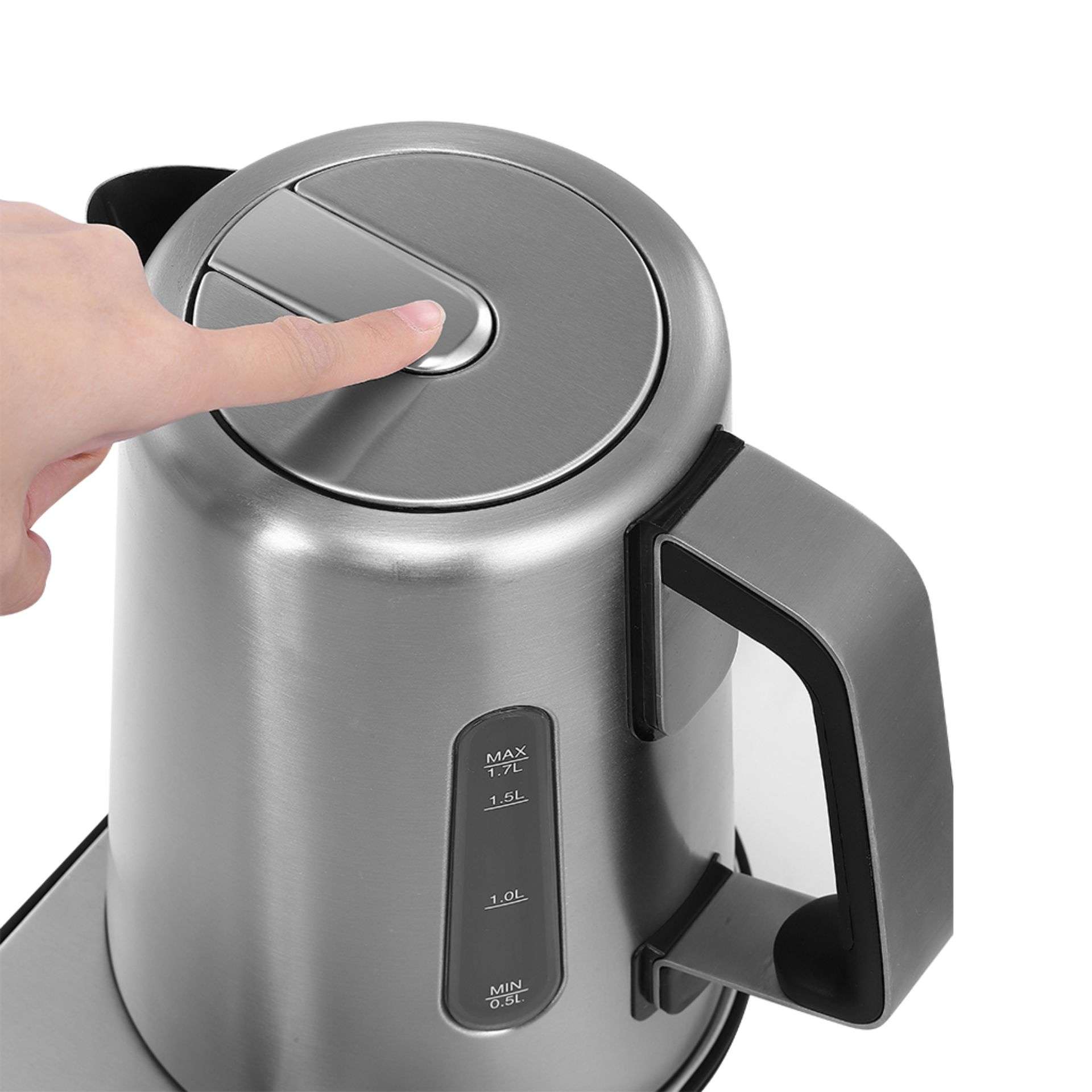 Midea Modern and Elegant Electric Kettle - Stainless Steel - Auto