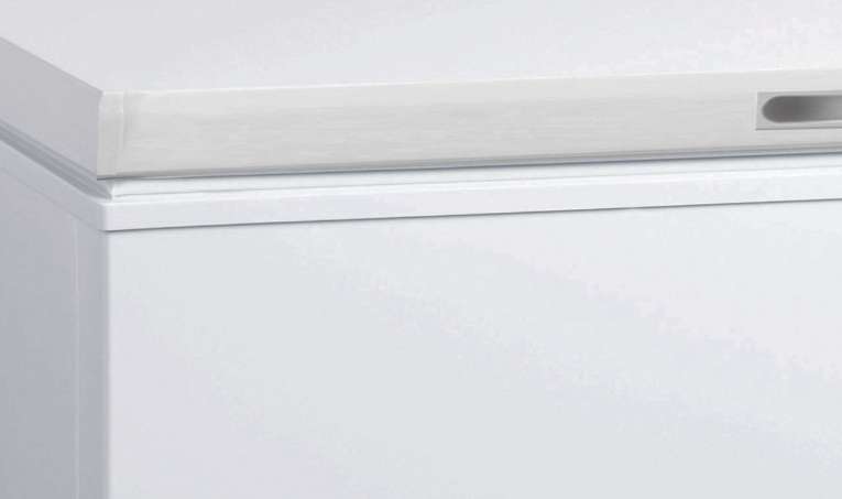 Recessed Handle MIDEA Chest Freezer 295 Liter A+ - White HS-384CN