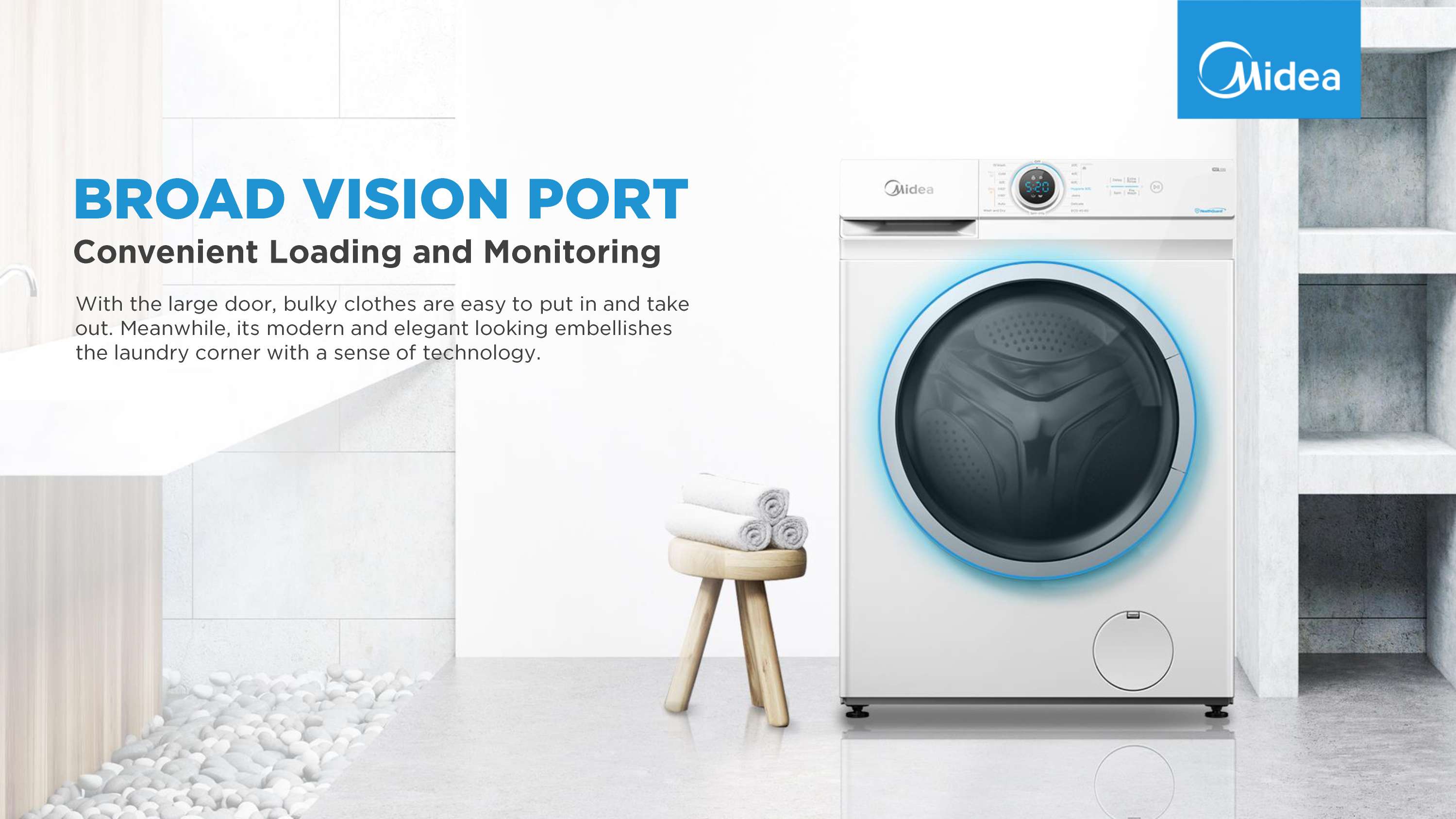 Front Load Washer | Midea Indonesia