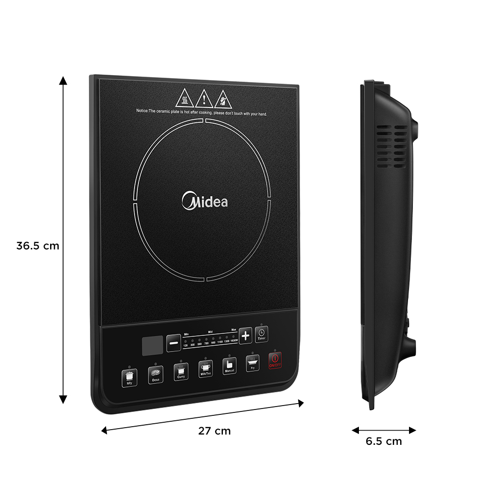 midea push button induction cooker