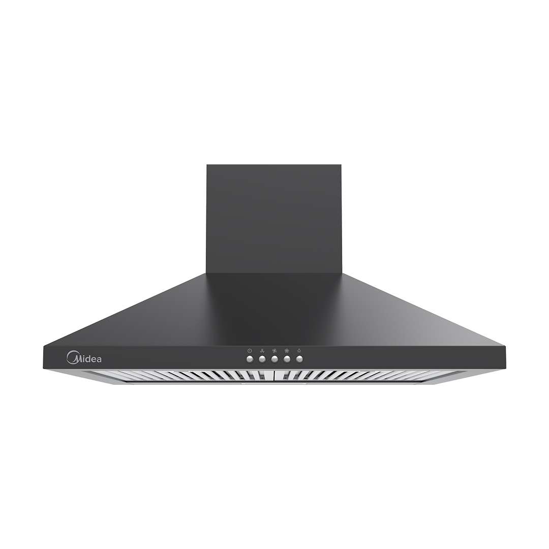 Midea Kitchen Chimney with 1025 m3/hr air suction, Pyramid, 60 CM, Intelli Auto Clean