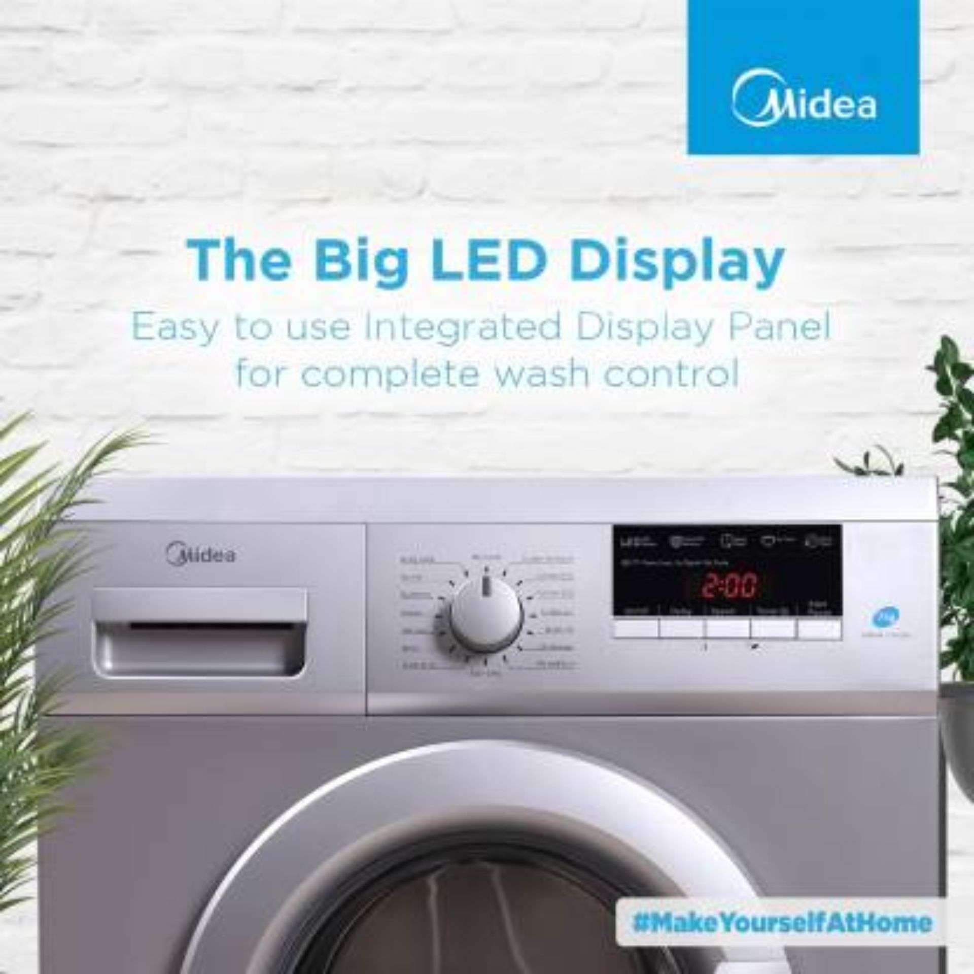 Buy Midea 7 kg Fully Automatic Front Load Washing Machine Online