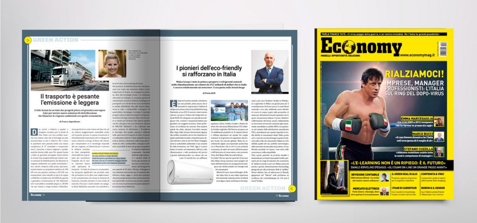 La prestigiosa rivista Economy ha intervistato Alberto Di Luzio, l’intervento è stato pubblicato sul numero di Aprile