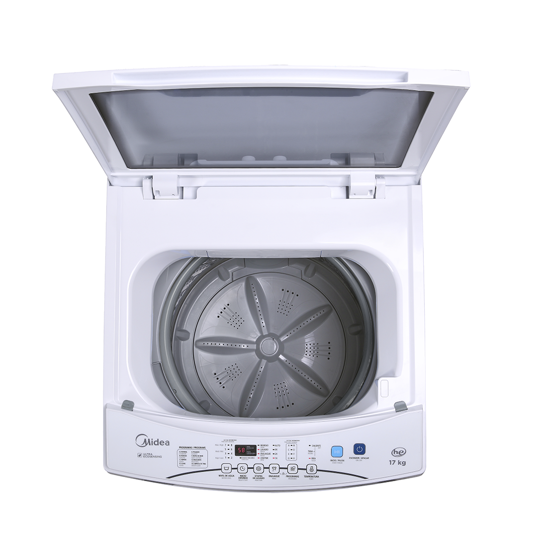 Lavadora Automática Carga Superior Blanca 17kg Eco