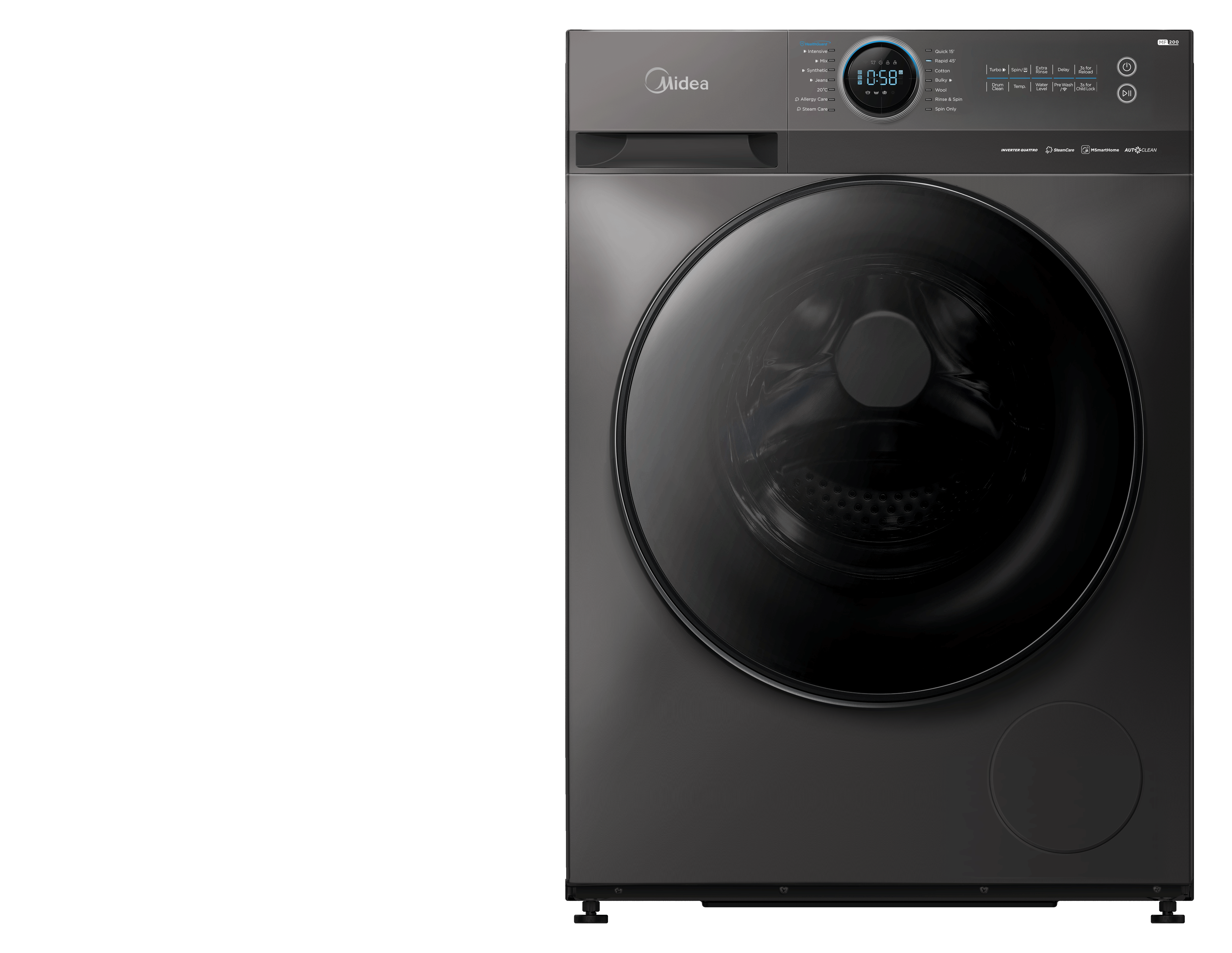 10kgs Front Load Washer Inverter - MF200W100WB