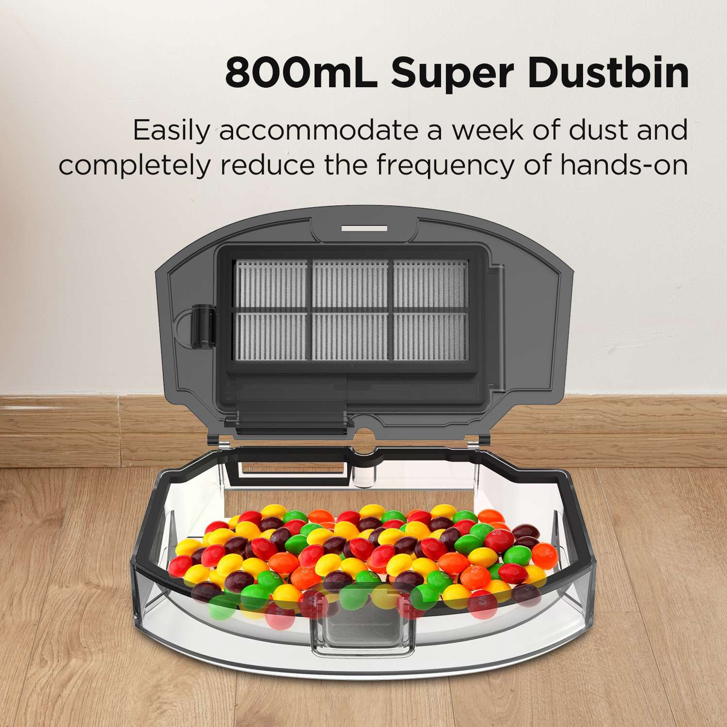 Robotic Vacuum Cleaner With Multiple Cleaning Modes