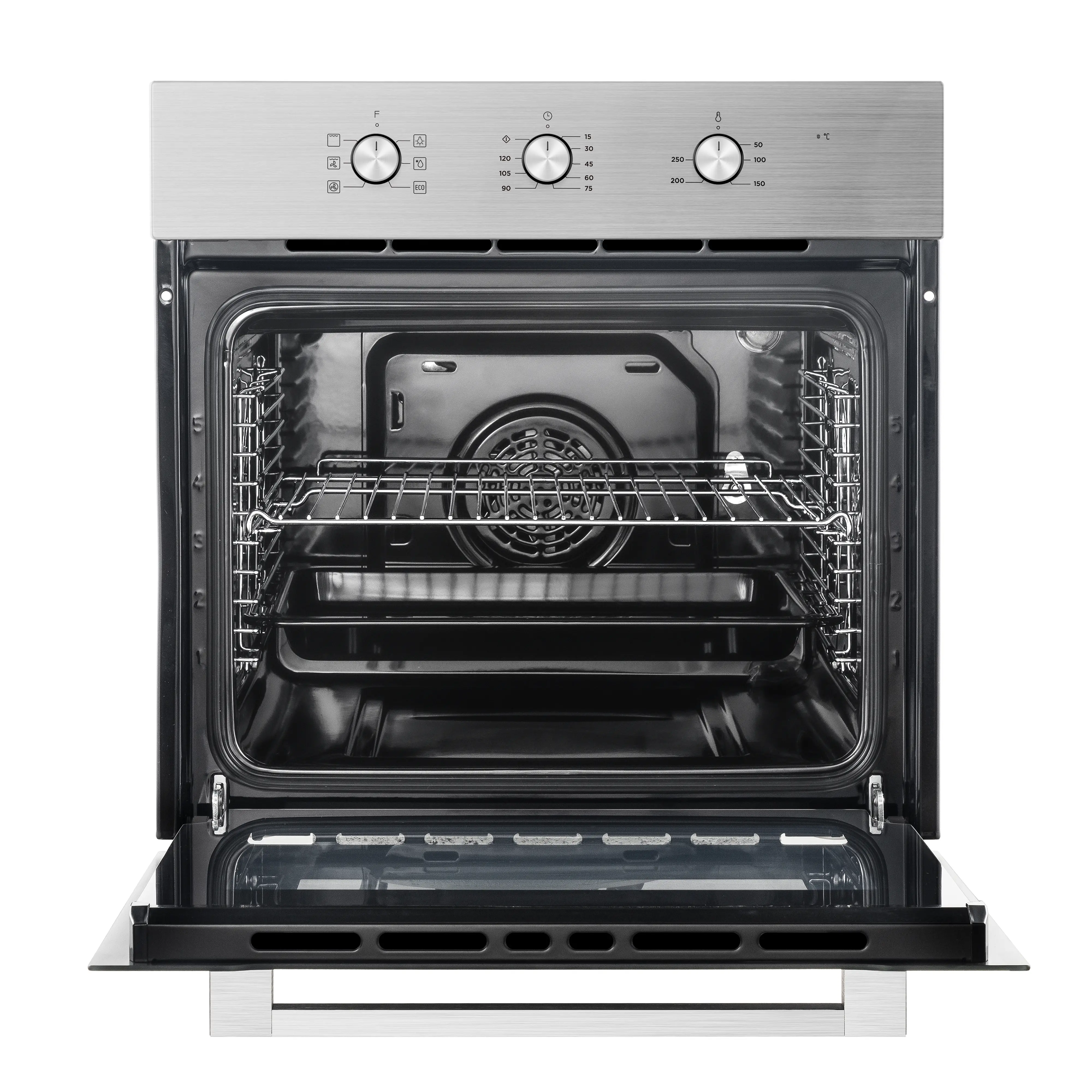 Midea MBO65M90M1 X Built in Oven 70L with Rotary Dials A Rated in Stainless Steel