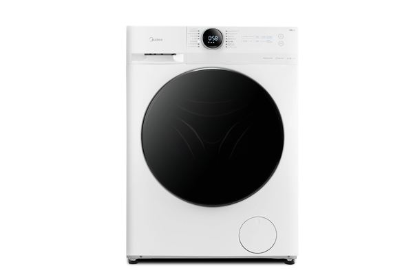Midea MF200D80B/E Freestanding Washer Dryer, BLDC and LED Display, 1400 RPM, 8 kg/6 kg Load, White [Energy Class B]