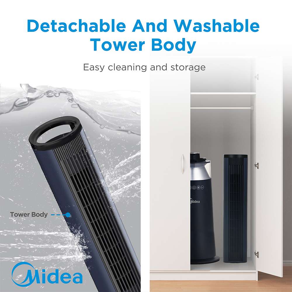 Tower fan with washable filter discount