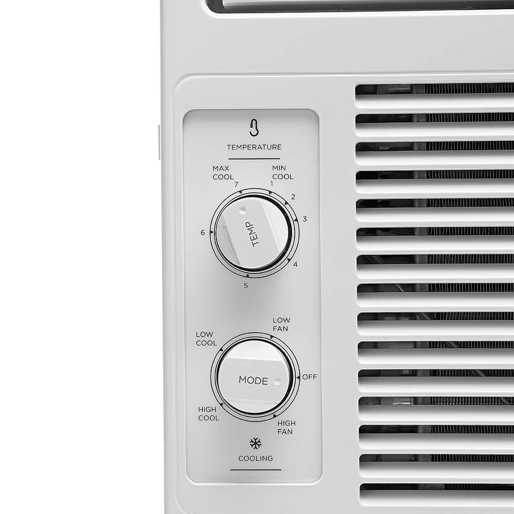 Midea 5,000 BTU 150 Sq Ft Mechanical Window Air Conditioner, White,  MAW05M1WWT 