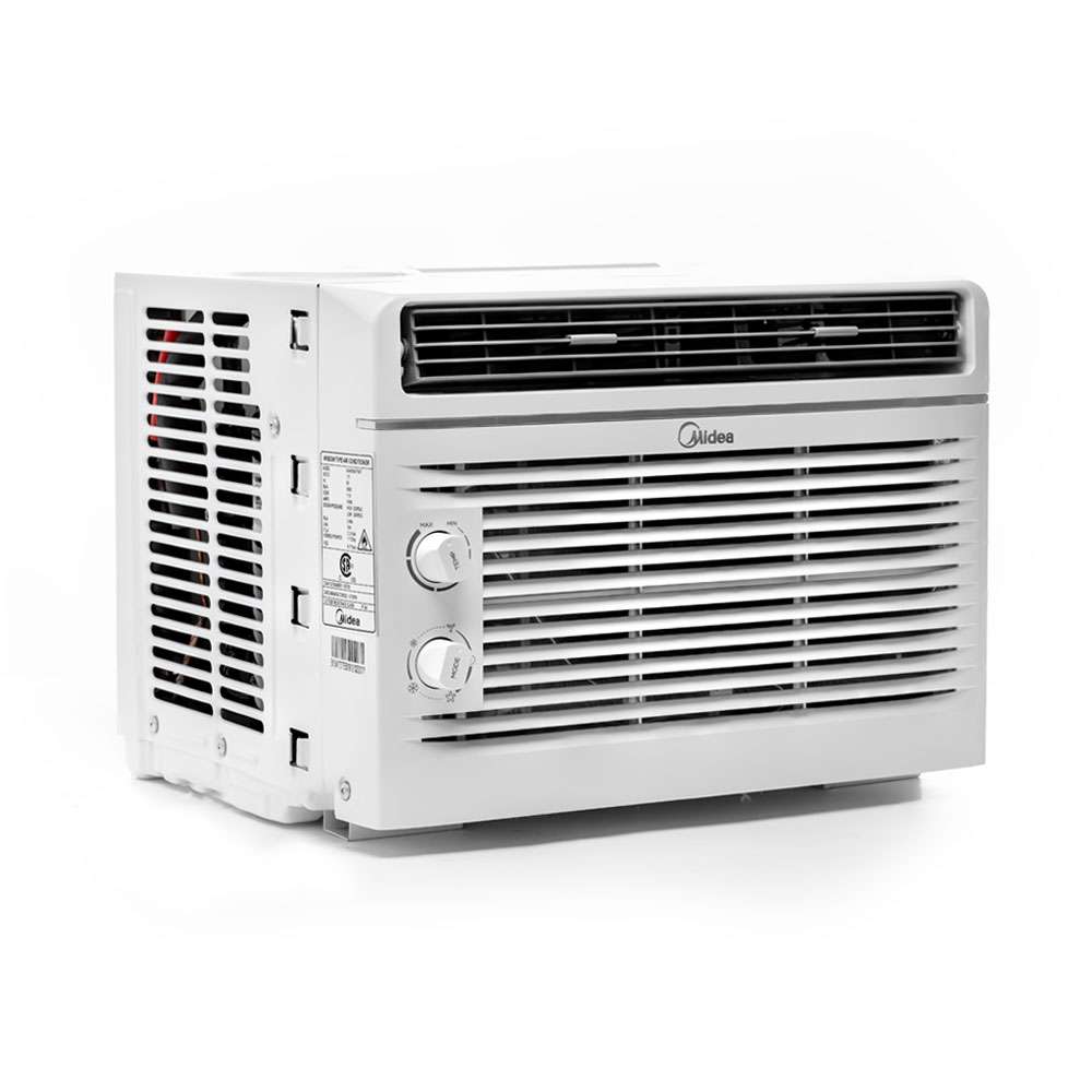 Midea 5,000 BTU 150 Sq Ft Mechanical Window Air Conditioner, White,  MAW05M1WWT