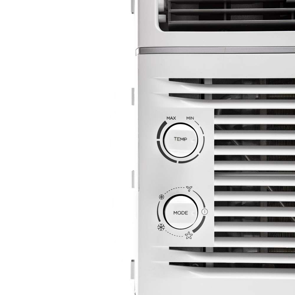Midea 5,000 BTU 150 Sq Ft Window Air Conditioner with Remote, White,  MAW05R1WWT