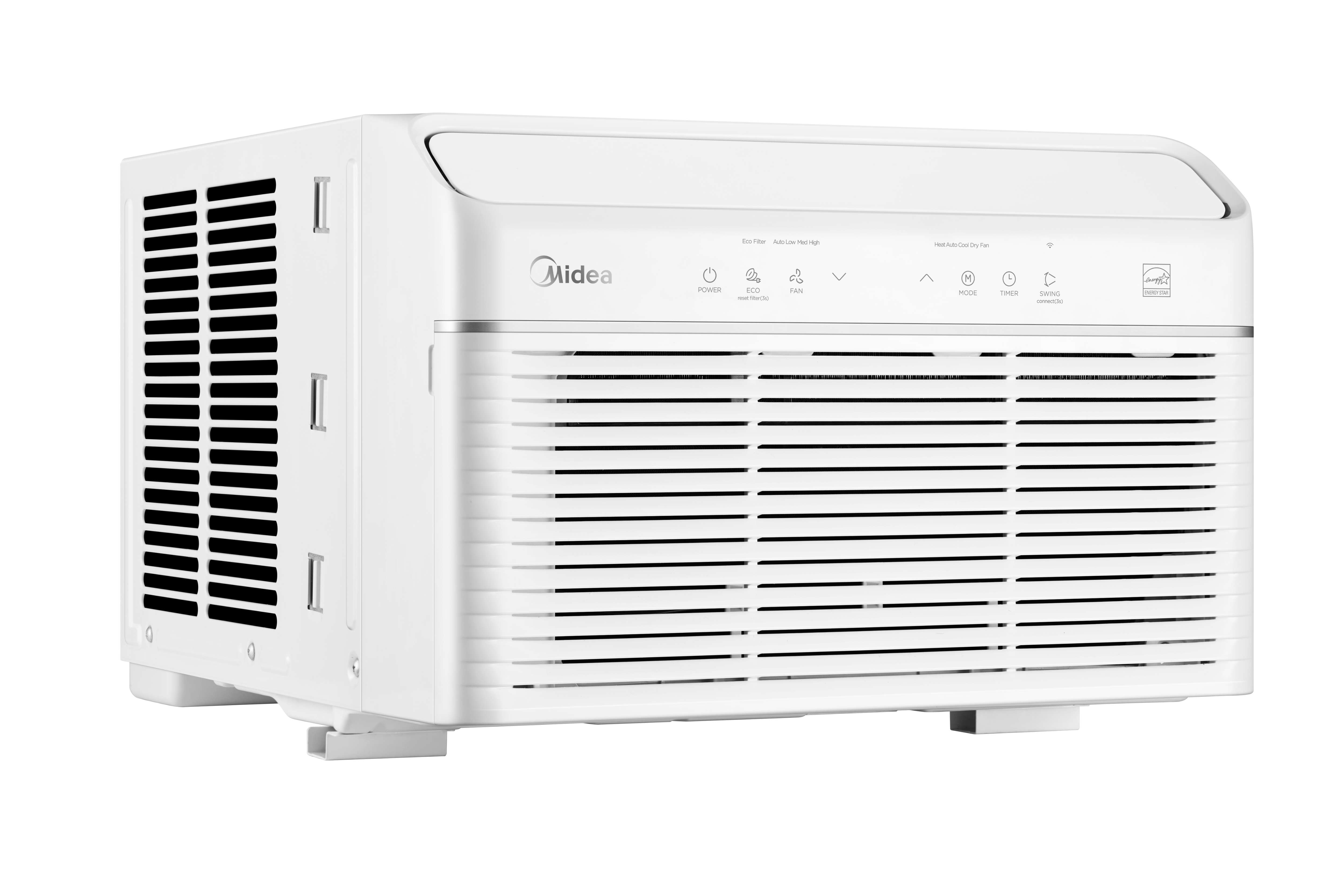 8,000 BTU Smart Window Air Conditioner, Cools, Circulates 