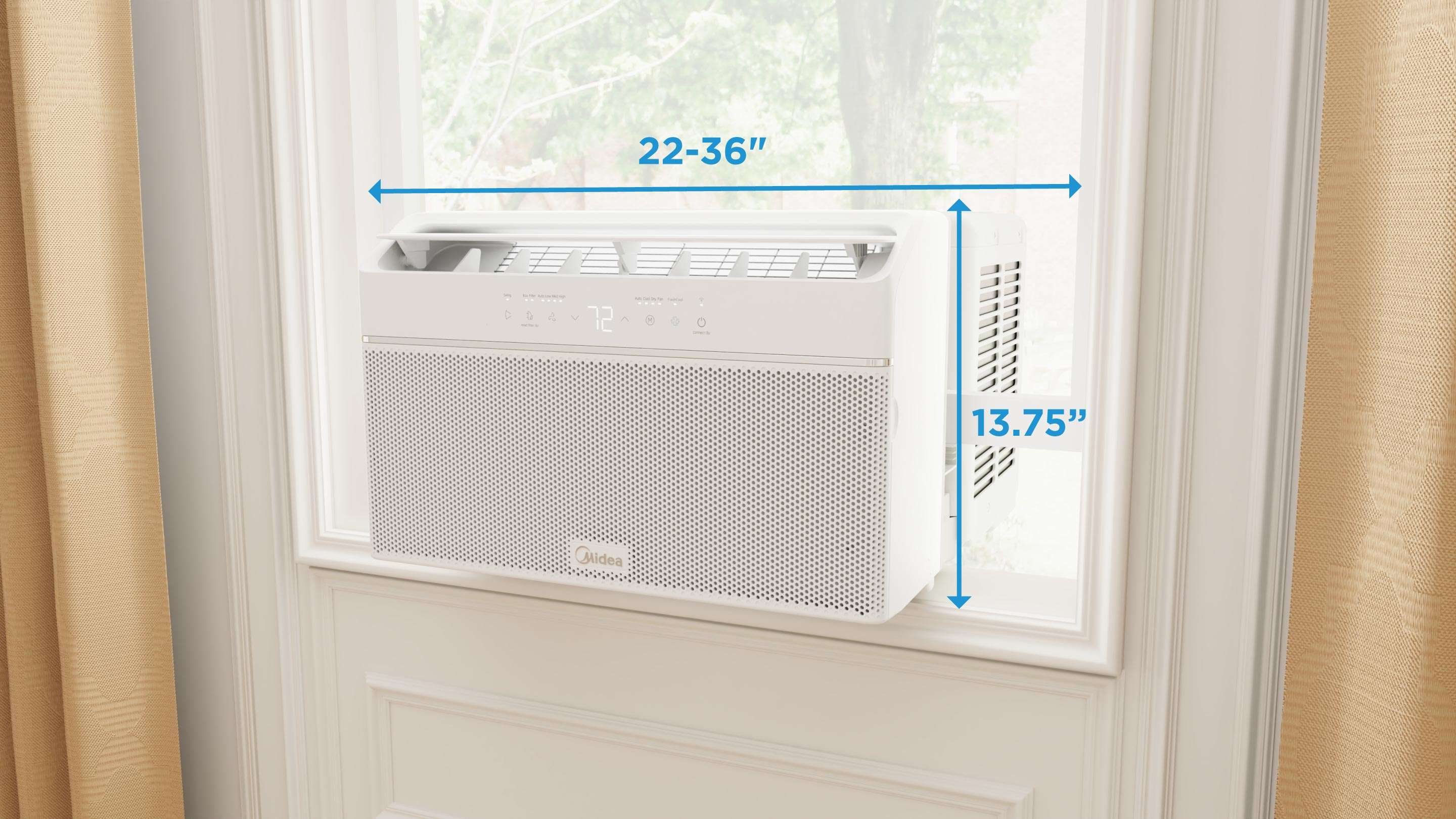 u shaped air conditioner ultra quiet